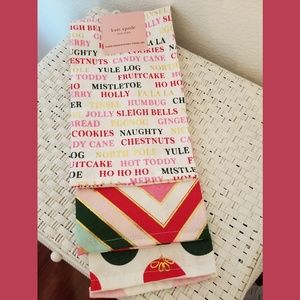 Kate Spade NWT Holiday 3 Piece Kitchen Set